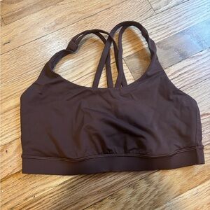 Lulu Lemon Brown Sports Bra